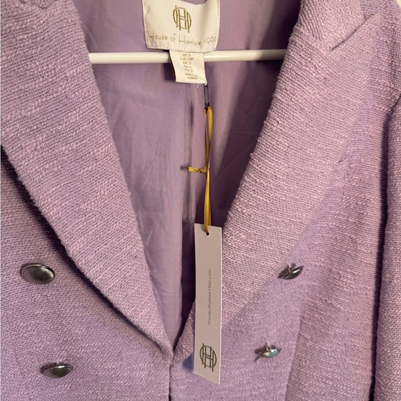 House of Harlow 1960 NWT Lilac Cropped Blazer, size Small - Picture 2 of 11